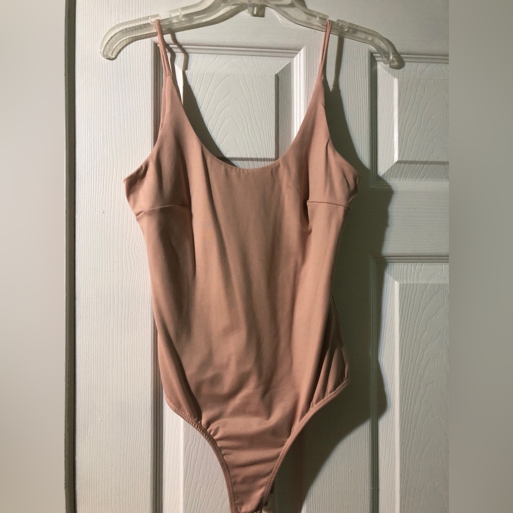 Lulu's Blush Pink Bodysuit